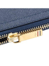 Lobster Grain Leather Medium Clutch Bag Navy - THOM BROWNE - BALAAN 9