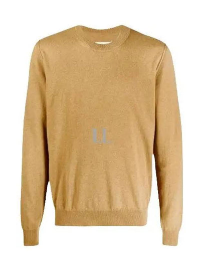 Crew Neck Cashmere Knit Top Brown - MAISON MARGIELA - BALAAN 2