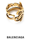 Typo Ring Gold - BALENCIAGA - BALAAN 8