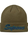 18FW New Era Script Beanie Olive x New Era Script Beanie Olive - SUPREME - BALAAN 1