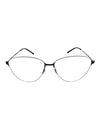 Eyewear Triangle Metal Glasses Black - BALENCIAGA - BALAAN.