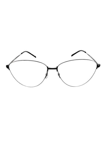 Eyewear Triangle Metal Glasses Black - BALENCIAGA - BALAAN.