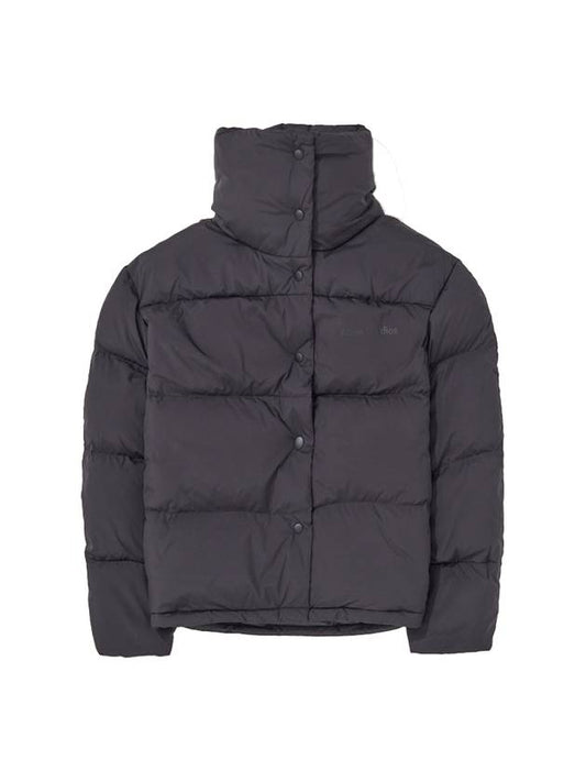 Studios High Neck Down Puffer Short Padded Black - ACNE STUDIOS - BALAAN.