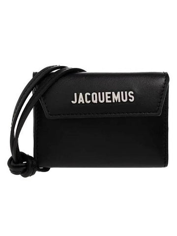 Le Porte Envelope Card Wallet Black - JACQUEMUS - BALAAN 1