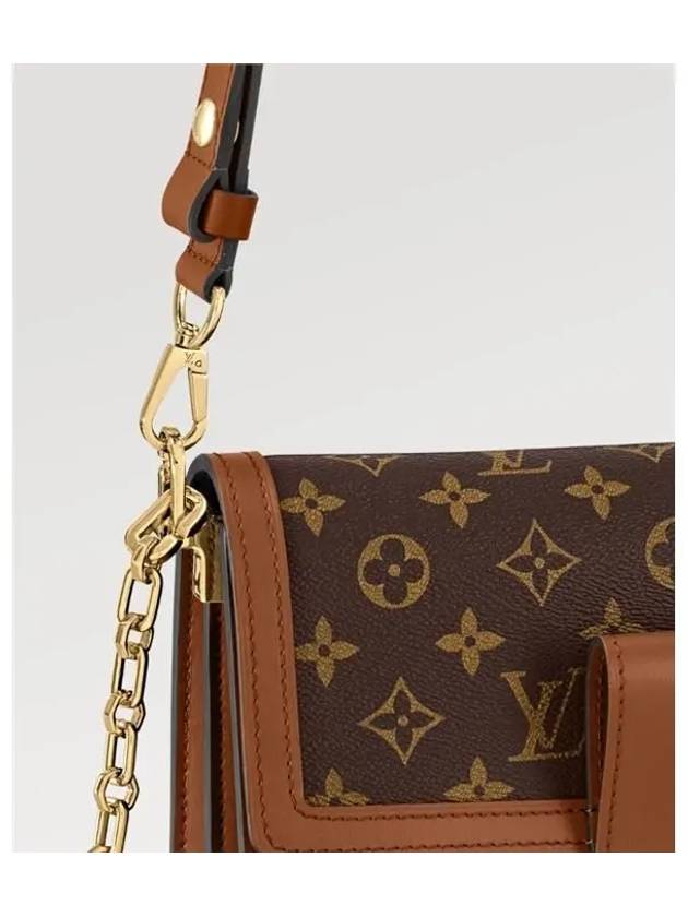 Dauphine MM Monogram Shoulder Bag Brown - LOUIS VUITTON - BALAAN 3