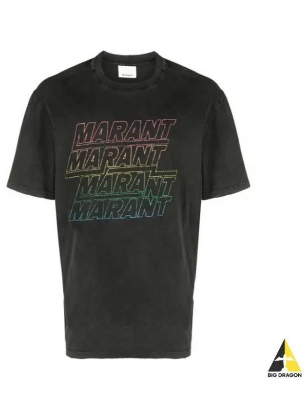 Hugo Logo Short Sleeve T-shirt Black - ISABEL MARANT - BALAAN 2