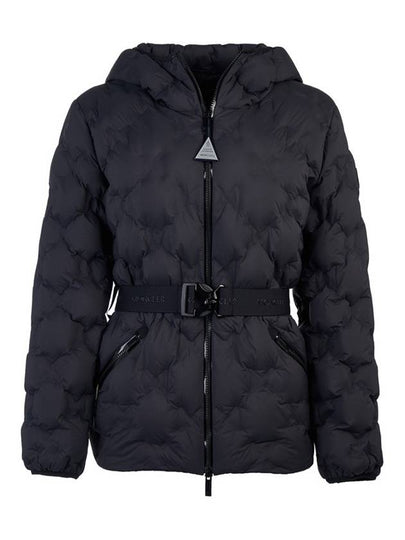 Women's Adonis Short Down Hooded Padding Black - MONCLER - BALAAN 2