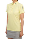 Women's Golf Tour Tech Polo Shirt Wax Yellow - J.LINDEBERG - BALAAN 3