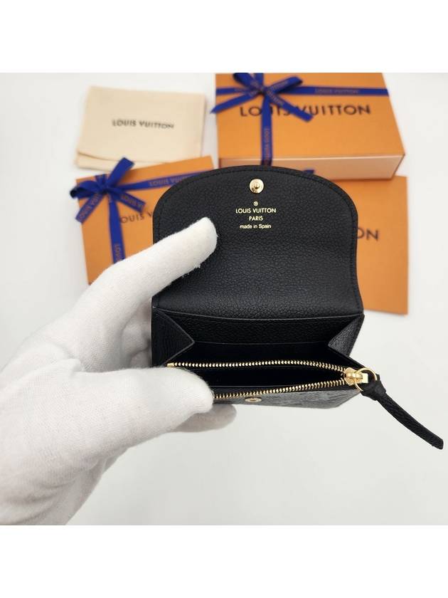 Rosalie Monogram Coin Purse Black - LOUIS VUITTON - BALAAN 5