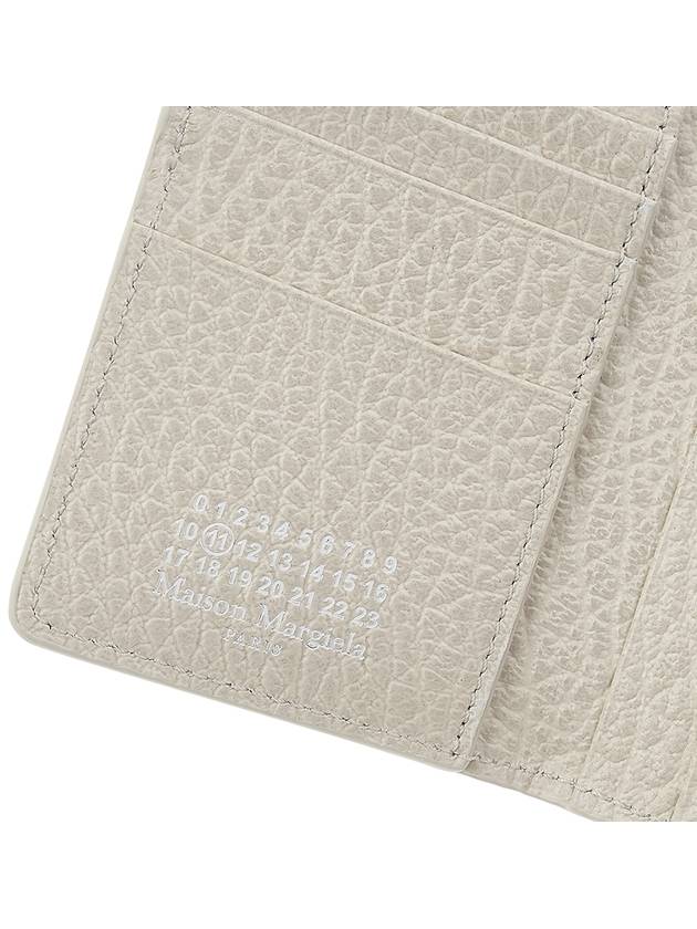 Bovine Leather Card Wallet White - MAISON MARGIELA - BALAAN 9