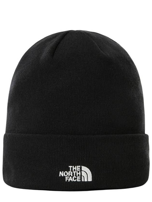 Norm Embroid Logo Beanie Black - THE NORTH FACE - BALAAN 2