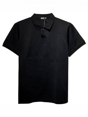 8A73000 84673 999 Cotton Polo T Shirt Black Men s TSH 271780 - MONCLER - BALAAN 1