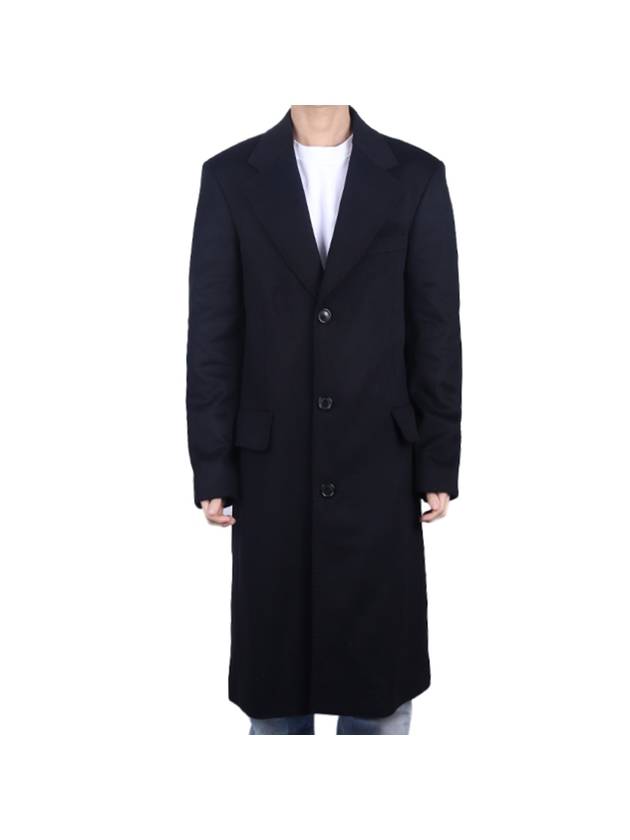 Men's Dolphin Wool Coat Black Heavy Melton M4201DB - OUR LEGACY - BALAAN 2