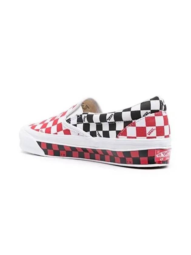 Men's Checkerboard OG Classic LX Low Top Sneakers - VANS - BALAAN 4