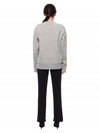 Women's Crystal Logo Sweatshirt - MONCLER - BALAAN 5