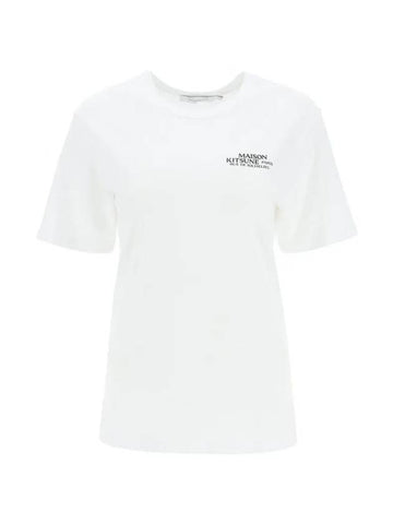 Richelieu Classic Short Sleeve T-Shirt White - MAISON KITSUNE - BALAAN 1