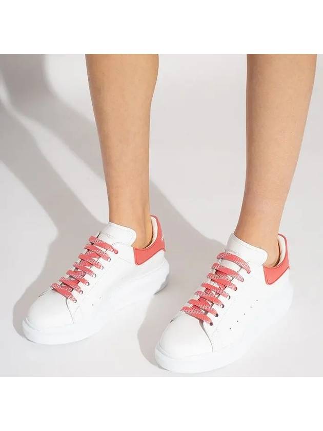 Women's Red Tab Oversized Low Top Sneakers White - ALEXANDER MCQUEEN - BALAAN 7