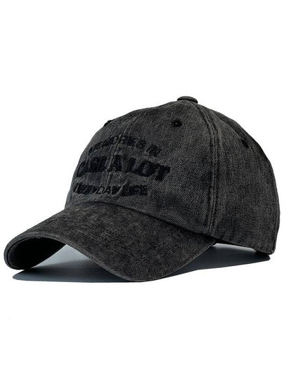 Denim Washing Ball Cap Black - CASEALOT - BALAAN 2