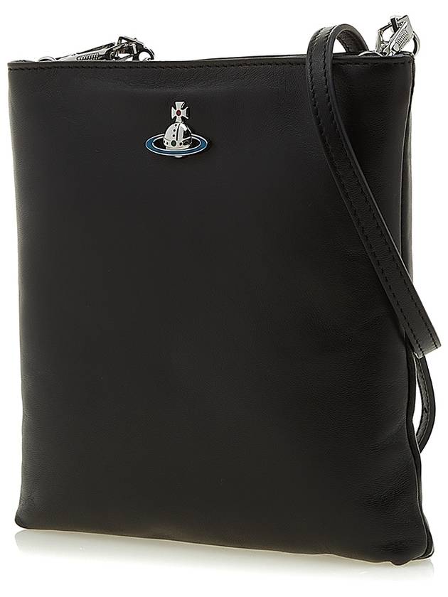 Square Logo Cross Bag Black - VIVIENNE WESTWOOD - BALAAN 3