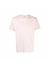 Marina Logo Short Sleeve T-Shirt Indie Pink - STONE ISLAND - BALAAN 1