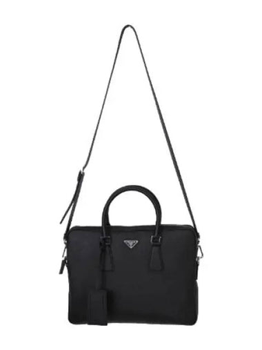 Saffiano brief case - PRADA - BALAAN 1