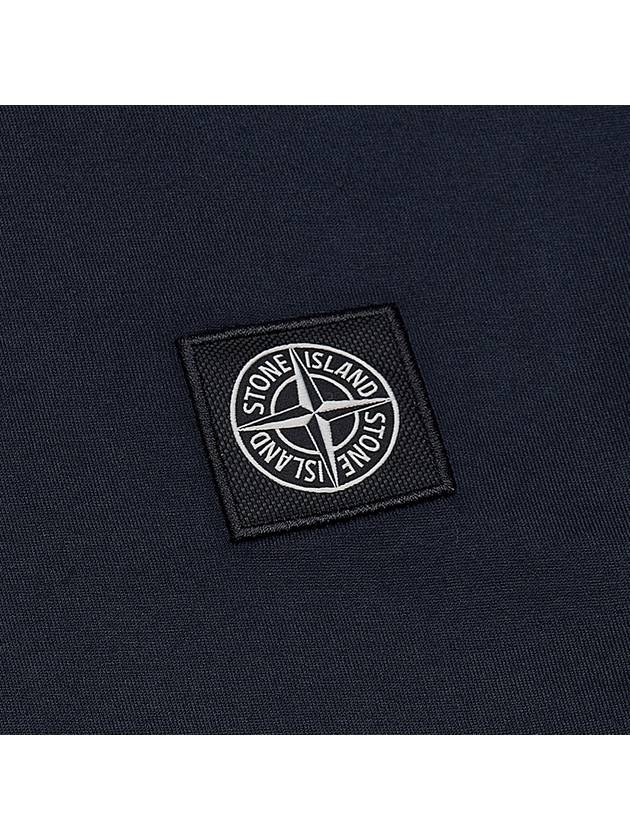 Logo Patch Short Sleeve T-Shirt Navy - STONE ISLAND - BALAAN 6