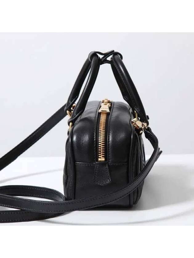 Arcadie Matelasse Nappa Leather Tote Bag Black - MIU MIU - BALAAN 4