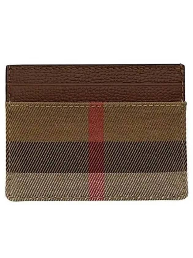 Check Card Wallet Brown - BURBERRY - BALAAN 1