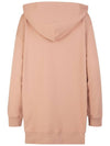 Adito Logo Cotton Hoodie Pink - MAX MARA - BALAAN 3