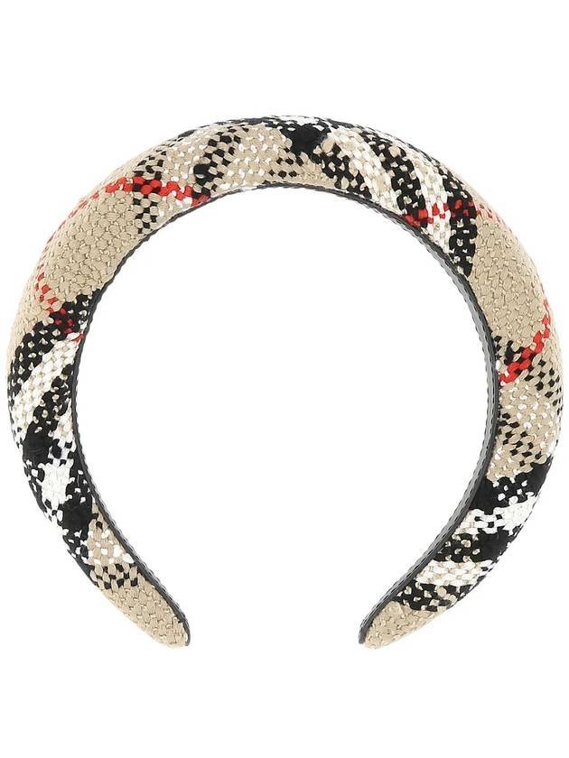 Women's Vintage Check Boucle Hairband Beige - BURBERRY - BALAAN 1