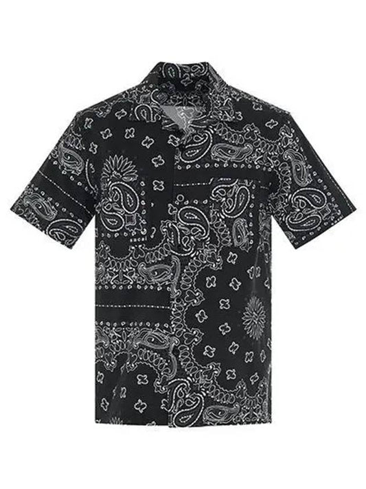 Bandana printed cotton shirt 2202689M 001 - SACAI - BALAAN 1