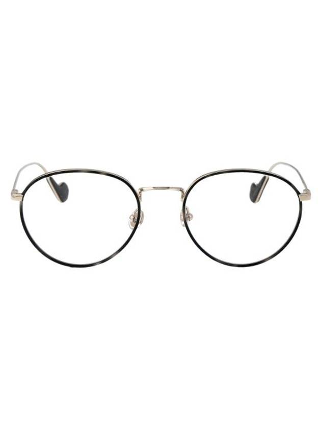 Eyewear Round Metal Eyeglasses Gold - MONCLER - BALAAN 1