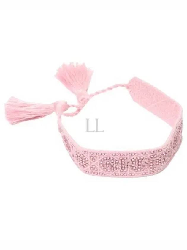 Crystal Embroidery Bracelet Pink - DIOR - BALAAN 2