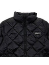 Sora Logo Quilted Short Padding Black - DUVETICA - BALAAN 4