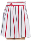 Women's River Knitted Golf Skirt White - J.LINDEBERG - BALAAN 9