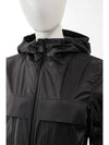 Vouvry Hooded Jacket Black - MONCLER - BALAAN 6