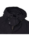 Garment Dye Zip-Up Hooded Jacket Black - TEN C - BALAAN 7