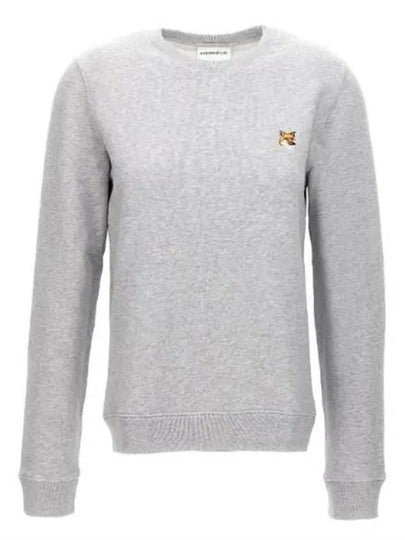 Fox Head Patch Regular Sweatshirt Grey - MAISON KITSUNE - BALAAN 2