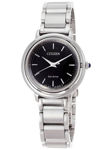 Citizen L Eco-Drive Black Mother of Pearl Dial Ladies Watch EM1100-84H - CITIZEN - BALAAN 1