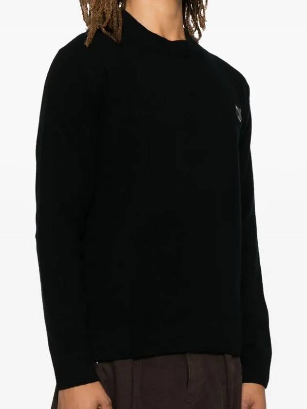 Maison Kitsune Bold Fox Head Patch Men s Wool Knit NM00805 P199 - POLO RALPH LAUREN - BALAAN 3