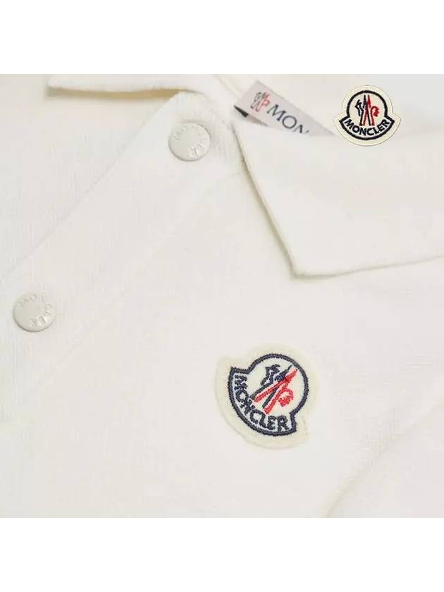 baby polo long sleeve t shirt white 8B00001 89AL2 034 - MONCLER - BALAAN 4