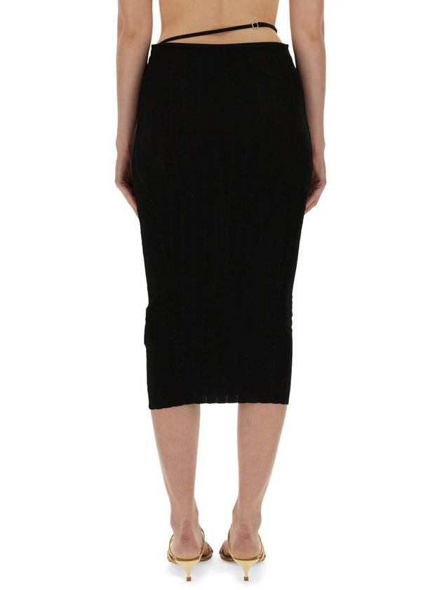 La Jupe Pralou Midi Skirt 241KN3622358990 - JACQUEMUS - BALAAN 4