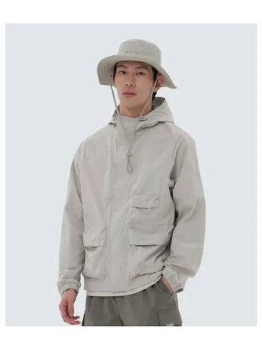 Taslan Woven Utility Windbreaker Light Beige S24MMLWB56 - SNOW PEAK - BALAAN 1