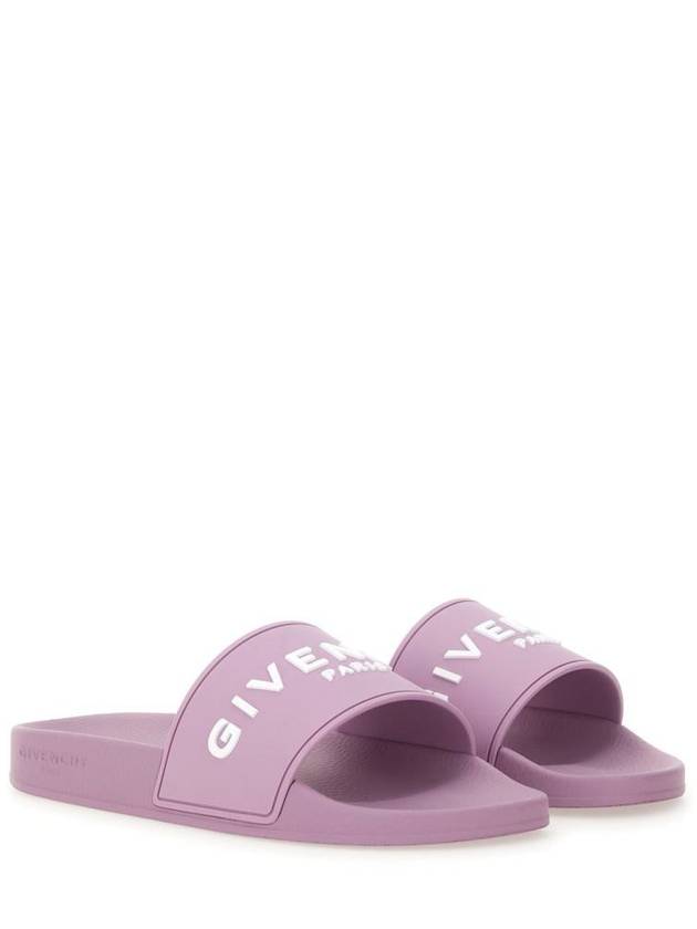 Givenchy Slipper With Logo - GIVENCHY - BALAAN 2