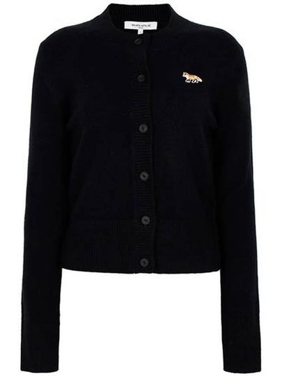 Baby Fox Patch Wool Cardigan Navy - MAISON KITSUNE - BALAAN 2