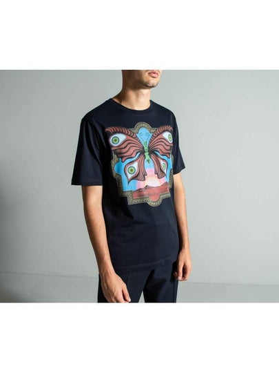 BUTTERFLY PRINT T-SHIRT - DRIES VAN NOTEN - BALAAN 2