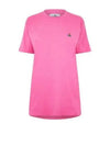 ORB Logo Cotton Short Sleeve T-Shirt Pink - VIVIENNE WESTWOOD - BALAAN 2