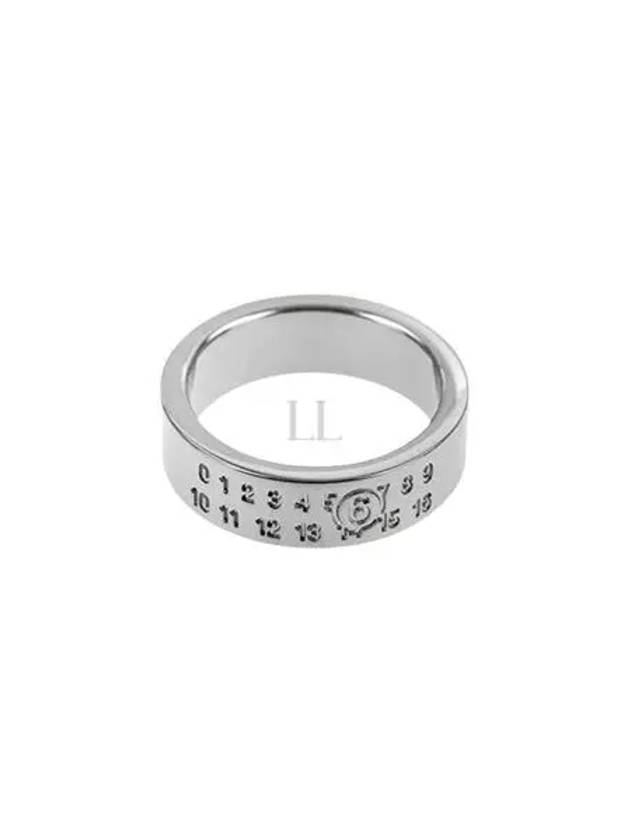 Women’s Numeric Minimal Polished Finish Ring Silver - MAISON MARGIELA - BALAAN 2