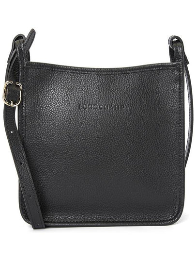 Le Flonne Leather Cross Bag Black - LONGCHAMP - BALAAN 2