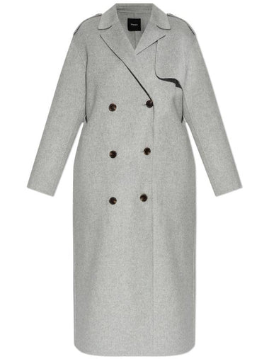 Theory Coat New Divide, Women's, Grey - THEORY - BALAAN 1